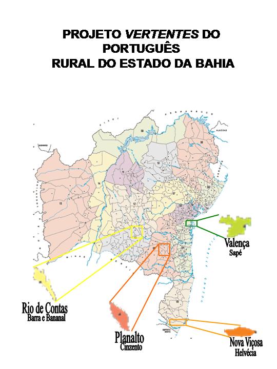 Mapa das comunidades rurais afro-brasileiras